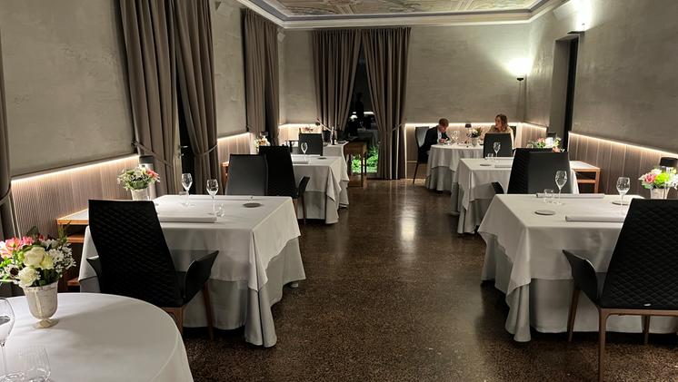 Il ristorante gourmet è inserito nella splendida villa Apollonio a Romano d'Ezzelino