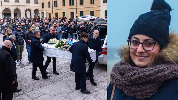 A Castelfranco Veneto i funerali di Vanessa Ballan, la 26enne incinta di tre mesi uccisa dal suo ex (Foto ANSA)