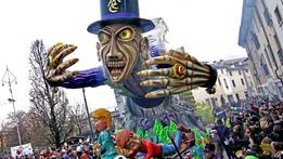 La prima sfilata dei carri allegorici al Carnevale 2024 di Malo (Donovan Ciscato-Studio Stella)
