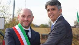Il sindaco Cortese col collega di Concordia Luciano R. Pacheco