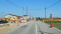 Il cantiere avviato tra le province di Vicenza e Padova durerà fino ad agosto  (Foto MARINI)
