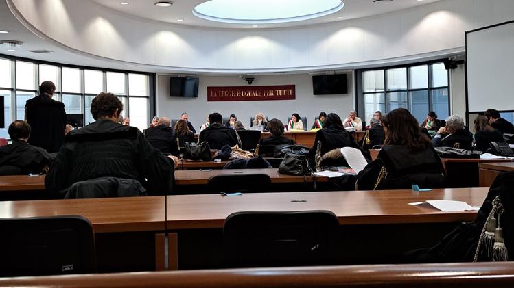 Udienza in Corte d’assise in tribunale a Vicenza ZORDAN