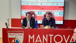 Matteo Marani, presidente della Lega Pro, e Filippo Piccoli, presidente del Mantova (Foto TAMIOZZO)