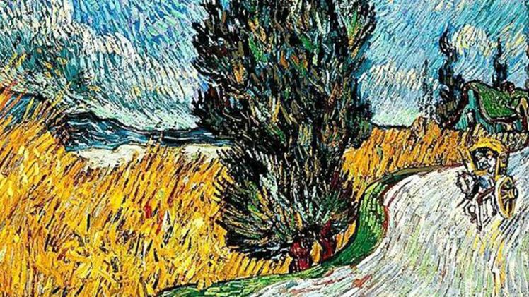 "Sentiero di notte in Provenza", Vincent Van Gogh (un particolare)