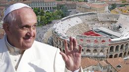 18 maggio 2024, Papa Francesco a Verona
