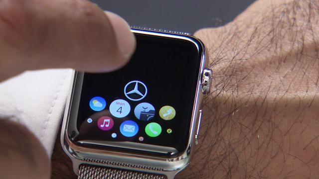 Mercedes e Apple Watch che coppia
