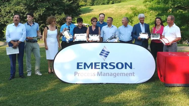 La premiazione dell'Emerson Process Management
