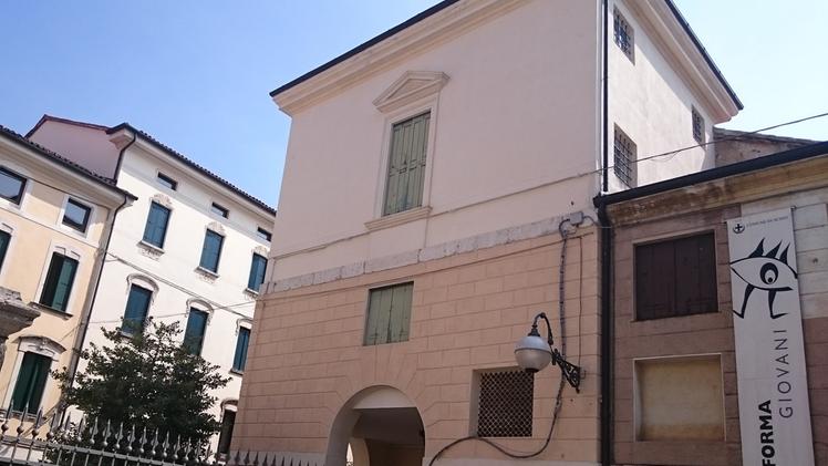 Parte di palazzo Fogazzaro dove c’era la sede del coordinamento.E.CU.