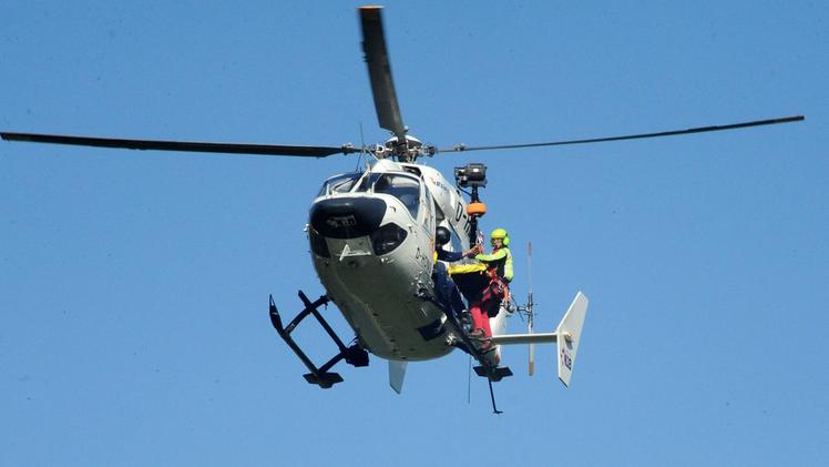 Il Soccorso alpino è intervenuto con un elicottero