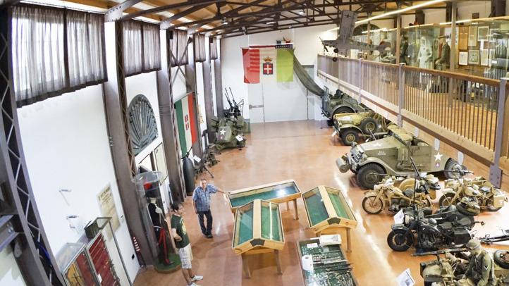 Una veduta dell’interno del Museo delle forze armate