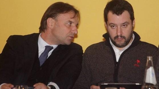 Il sindaco di Padova Massimo Bitonci con Salvini