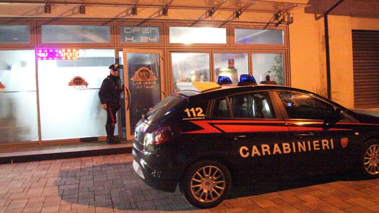 I carabinieri sul luogo della rapina FOTO CECCON