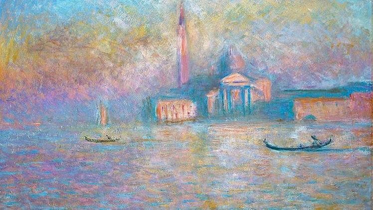 Il San Giorgio Maggiore dopo il tramonto, il quadro dipinto da Monet nell'ottobre del 1908