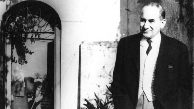 Una foto dello scrittore e giornalista Antonio Barolini negli anni Sessanta