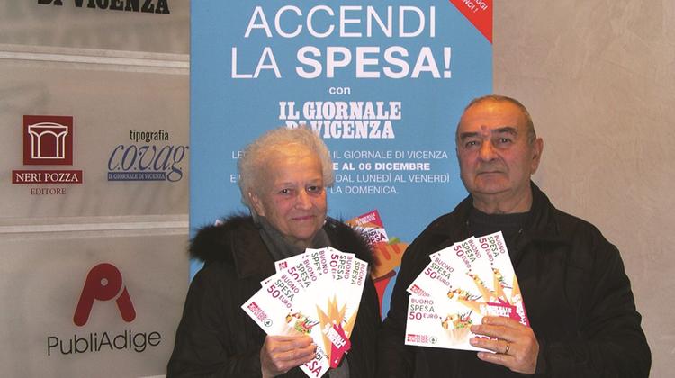 Artenio Bressan con la moglie Luciana Barichello