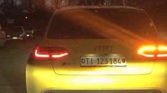 L'Audi gialla ricercata in tutto il Nordest
