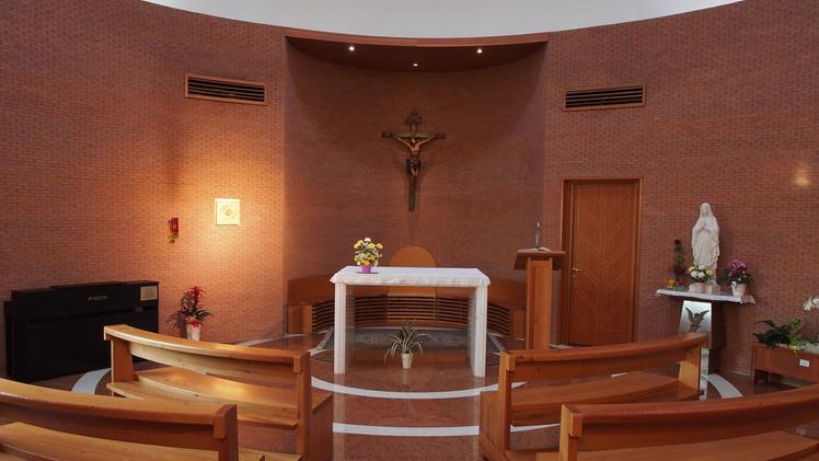 La cappella intitolata a Santo Farina che si trova all’interno dell’ospedale San Bortolo. COLORFOTO