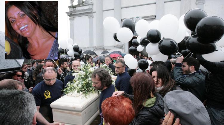 I funerali di Monica De Rossi, 47 anni, a Grisignano. COLORFOTO
