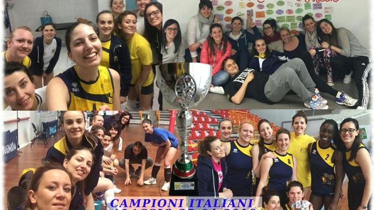 Nella foto le ragazze dell'U.S. Castello di Arzignano campionesse italiane alle finali nazionali PGS.