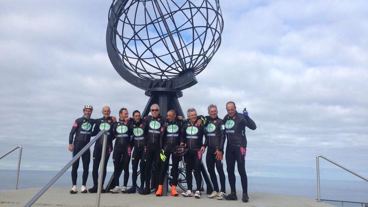 I nove ciclisti vicentini hanno raggiunto Capo Nord al ritmo di 200 chilometri al giorno