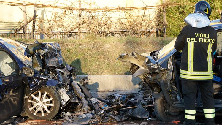 Le auto distrutte nel tragico incidente mortale lungo la variante alla 246 a Cereda di CornedoMassimo Ricatti, 52 anni