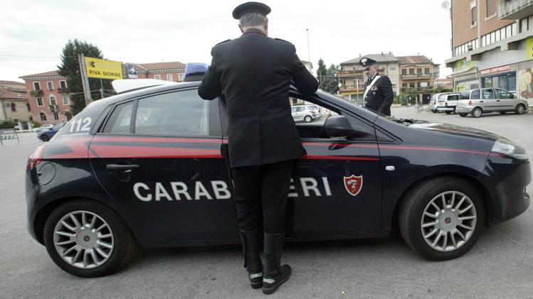 Intervento dei carabinieri dopo la tentata rapina