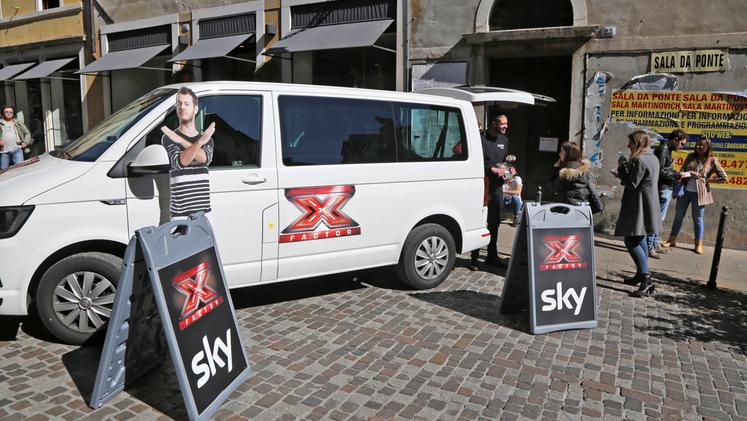 Il van di X Factor a Bassano