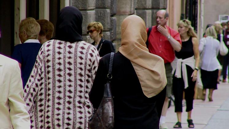 Donne musulmane indossano il velo