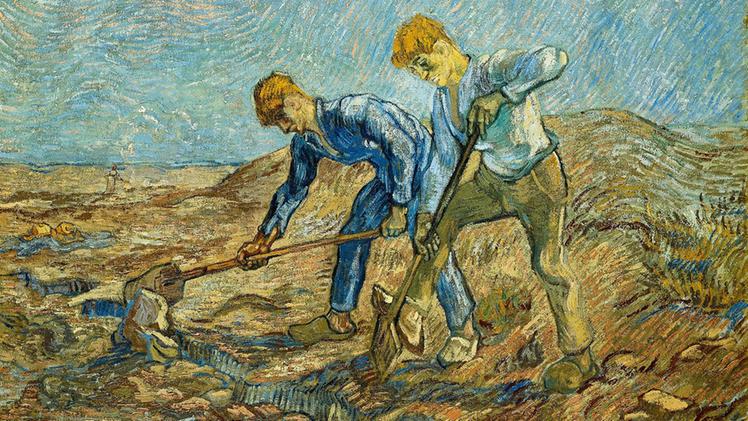 "Due zappatori" di Vincent Van Gogh