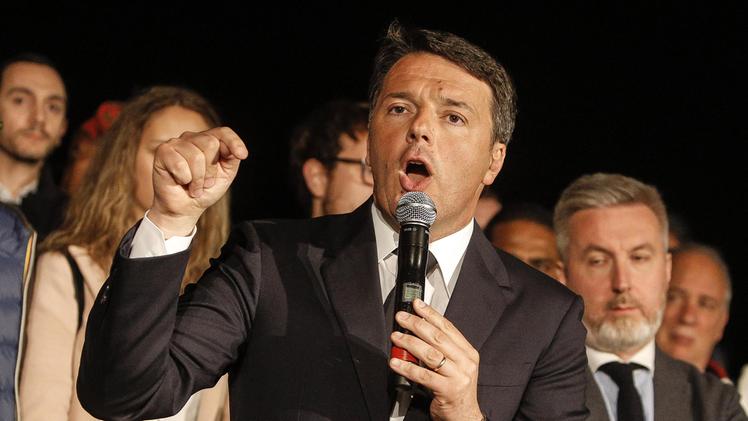 Matteo Renzi dopo il voto alle primarie Pd