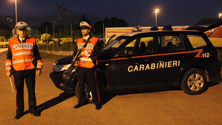 Una pattuglia dei carabinieri è subito intervenuta sabato sera a San Vito per fermare il sospetto