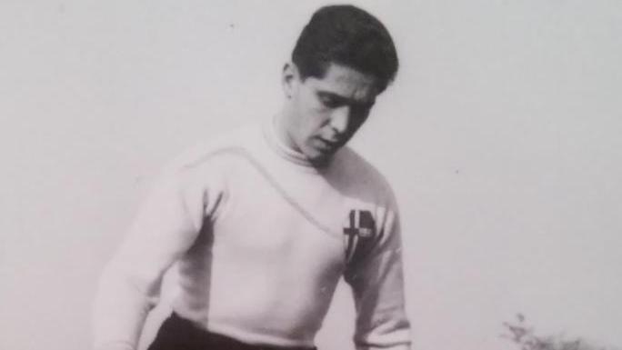 Aldo Secco ai tempi d'oro con la maglia del Padova