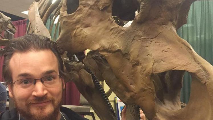 Filippo Bertozzo, 27 anni, di Trissino è un paleontologo impegnato nello studio di fossili e dinosauri