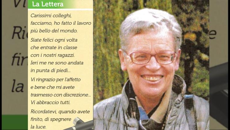 Marina Pietrobelli scomparsa a 65 anni e la lettera ai colleghi