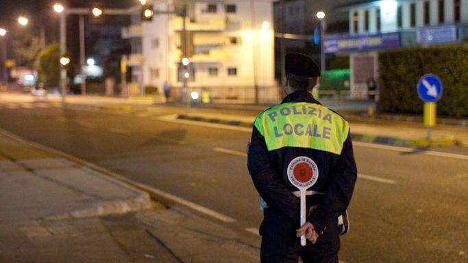 Intervento della polizia locale a Montecchio Maggiore