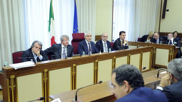 La Commissione Banche ha ascoltato ieri  in audizione i commissari liquidatori di Banca Popolare di Vicenza e Veneto Banca. FOTO ANSA