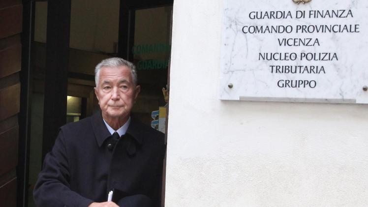 L'ex presidente BpVi Gianni Zonin. ARCHIVIO
