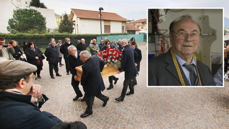 I funerali di Cristiano Sperotto, 89 anni