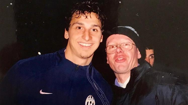 Paolo Prosdocimi con Zlatan Ibrahimovic ai tempi della Juve. K.Z.