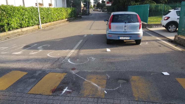 L'incidente tra via Madonnetta e via Veronese. FOTO FADDA