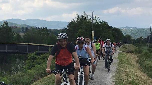 L’“Energita 2018” lungo la pista ciclabile  del torrante Agno.   VE.MO.
