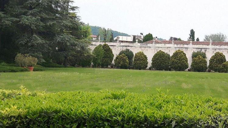 Il parco di villa Cordellina Lombardi, dove il Comune di Montecchio potrà organizzare eventi. ZORDAN