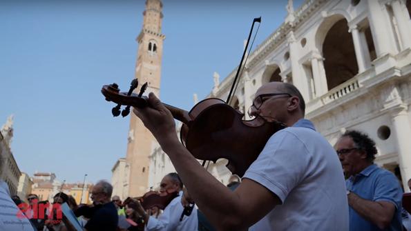 Un flash mob per promuovere Vicenza nel mondo