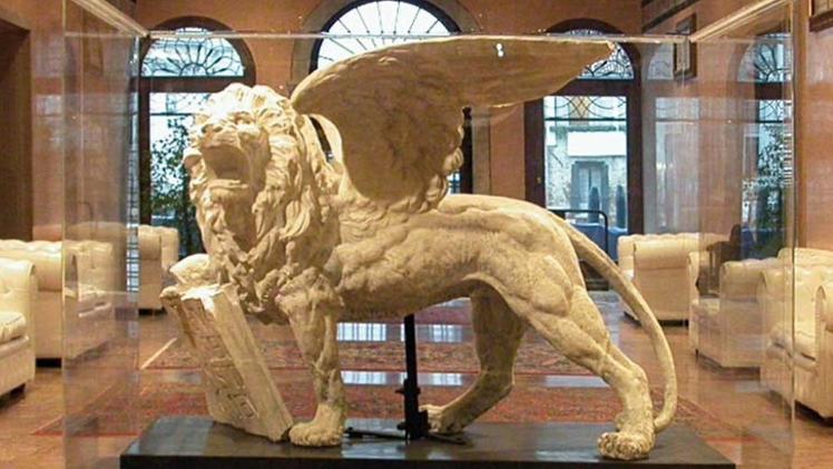 Per la scultura al rondò di San Zeno, realizzata una scansione in 3D del leone di palazzo Ferro Fini.  L.N.