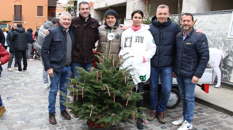 Paolo Lunardi, il sindaco Poletto, Renzo Rosso, Arianna Alessi e il sindaco Rigoni Stern