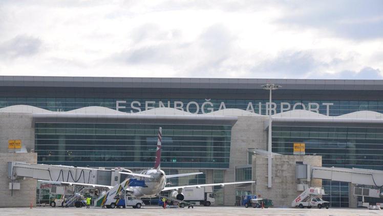 L'aeroporto  Esenboga di Ankara