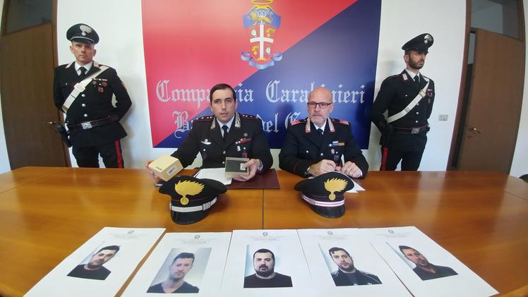 Operazione dei carabinieri di Bassano. FOTO CECCON