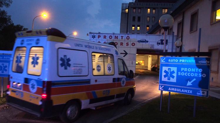 L’ingresso del pronto soccorso dell’ospedale San Bortolo di Vicenza. ARCHIVIO