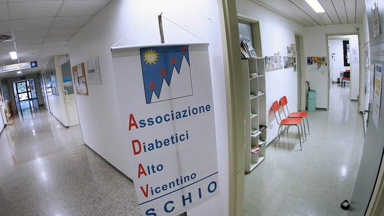 La sede dell’Associazione Diabetici Alto Vicentino che ha denunciato i disagi. ARCHIVIO