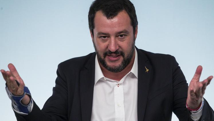 Il ministro dell'Interno e vice premier Matteo Salvini
